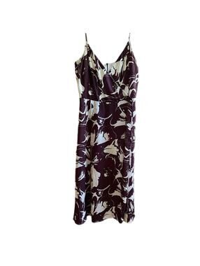 New Bailey 44 Andi Dress In Fig Red & Cream - M